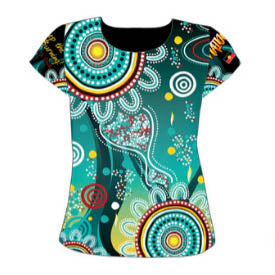 2024 NAIDOC Ladies Cut Top