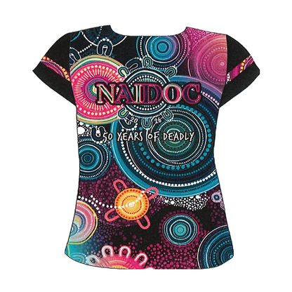 2026 NAIDOC Ladies Cut Top